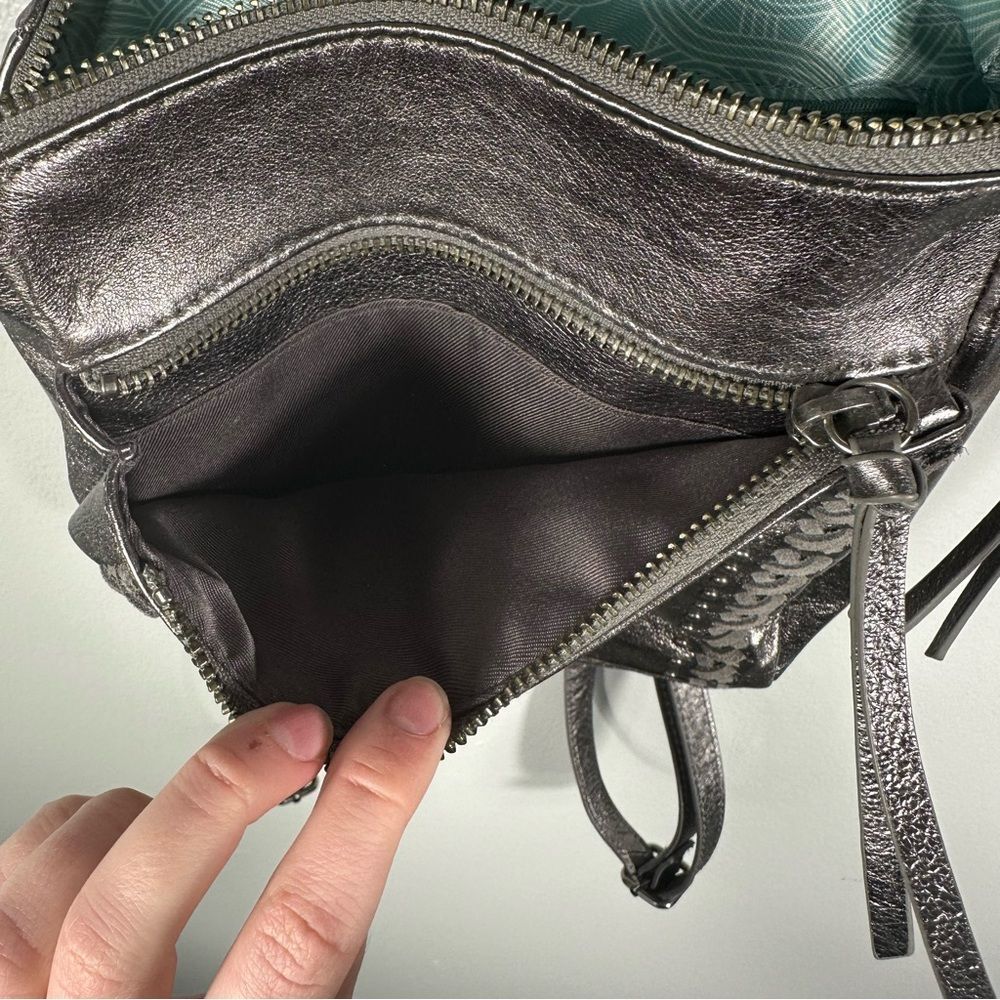 The Sak Graphite Metal Loyola Leather Convertible Purse Backpack NWT One Size - Picture 13 of 14